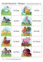 Vorschau - Spiele - Bauernhof Wortschatz Deutsch / DAZ - Seite 1