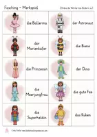 Aperçu - Jeux - Fasching Karneval Memo Deutsch Allemand - Page 2