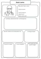 Vorschau - Arbeitsblätter - Dalai Lama - Buddhismus - Seite 3