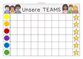 Vorschau - Anderer Materialtyp - Verstärkerplan für Klassenteams - Teampunkte - Seite 2