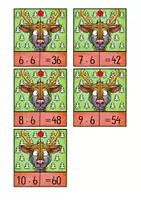 Vorschau - Unterrichtsreihen - 1x1 - 6er-Reihe - Winter - Weihnachten - Legematerial - Freiarbeit - Seite 3
