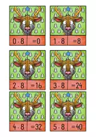 Vorschau - Unterrichtsreihen - 1x1 - 8er-Reihe - Winter - Weihnachten - Legematerial - Freiarbeit - Seite 2