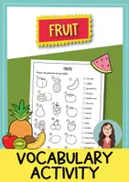 anteprima - Esercizi - Fruit vocabulary activity (inglese) - Pagina di copertina