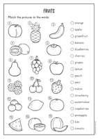 anteprima - Esercizi - Fruit vocabulary activity (inglese) - Pagina 1