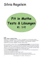 Vorschau - Arbeitsblätter - Fit im Lesen und in Mathe, Materialpaket ab. Kl. 1 - Deckblatt