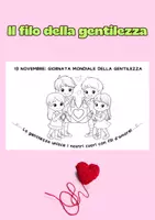 anteprima - Schede informative - 13 novembre: Il filo della gentilezza - Pagina di copertina