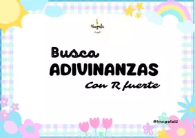 Vista previa - Juegos / Gamificación - Busca adivinanzas con R fuerte - página 1