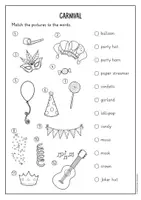 anteprima - Esercizi - Carnival - esercizi lessicali per la lezione di inglese - Pagina 1