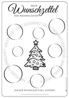 Vorschau - Arbeitsblätter - Wunschzettel an das Christkind oder Weihnachtsmann - Seite 1