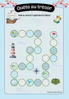 Aperçu - Jeux - Quête au trésor : jeu de numération - Page 1
