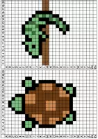 Vorschau - Mal- und Bastelvorlagen - Pixelkunst Haustiere, Kunst Grundschule - Seite 1