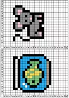 Vorschau - Mal- und Bastelvorlagen - Pixelkunst Haustiere, Kunst Grundschule - Seite 3