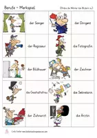 Aperçu - Jeux - Berufe Wortschatz Deutsch Allemand - Page 3