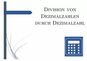 Vorschau - Arbeitsblätter - Division von Dezimalzahlen durch Dezimalzahl | Mathematik | 26 Spalten - Seite 1