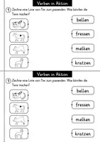 Vorschau - Arbeitsblätter - Miniheft Verben | Wortarten | Deutsch 2. Klasse - Seite 3