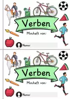 Vorschau - Arbeitsblätter - Miniheft Verben | Wortarten | Deutsch 2. Klasse - Seite 1