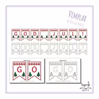 förhandsvisning - Vimplar God jul - försättsblad