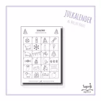 förhandsvisning - Julkalender små målarbilder - sida 1
