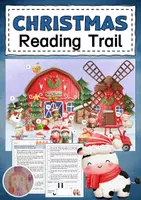 Vorschau - Arbeitsblätter - Lesespurgeschichte Christmas Farm Englisch - Deckblatt