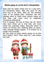 Vorschau - Arbeitsblätter - Lesespurgeschichte Christmas Farm Englisch - Seite 2