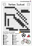 Vorschau - Spiele - Verben Materialpaket Deutsch | Arbeitsblätter, Spiele & Grammatikmaterial - Seite 3