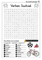 Vorschau - Spiele - Verben Materialpaket Deutsch | Arbeitsblätter, Spiele & Grammatikmaterial - Seite 2