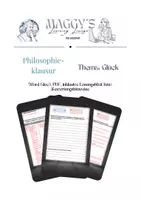Vorschau - Arbeitsblätter - Philosophieklausur zum Thema "Glück" SekII - Deckblatt