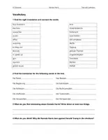 Vorschau - Arbeitsblätter - Kamala Harris – Text with questions - Seite 1