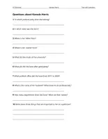 Vorschau - Arbeitsblätter - Kamala Harris – Text with questions - Seite 2