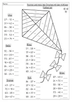 Vorschau - Arbeitsblätter - Herbstliches Rechenmalblatt ZR100, Drache - Seite 3