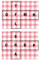 Aperçu - Jeux - Bingo des sons d'attaque fruits et légumes - Page 1