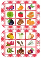 Aperçu - Jeux - Bingo des sons d'attaque fruits et légumes - Page de couverture