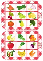 Aperçu - Jeux - Bingo des sons d'attaque fruits et légumes - Page 2