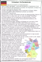 Vorschau - Arbeitsblätter - Bundesländer Hörweg Sachunterricht, Deutschland Sachtext, Hörverstehen, Hörverständnis - Seite 2