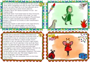 Vorschau - Spiele - Lese-Merk-Kartei Fasching, Karneval, Gesamtpaket, Lesetraining, differenziert, Klasse 1-5 - Seite 3