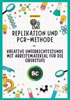 Vorschau - Stundenentwürfe - DNA-Replikation / Polymerase Kettenreaktion (PCR) Vergleich - Unterrichtsstunde mit Arbeitsmaterial - Deckblatt