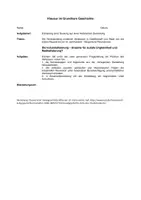 Vorschau - Arbeitsblätter - Klausur Industrialisierung / Soziale Frage im Kaiserreich (Erörterung; inkl. EWH) - Deckblatt