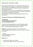 Vorschau - Arbeitsblätter - Zahlenstrahl bis 1000 - Kartei /Arbeitsblätter / Aufgabenheft - Seite 1