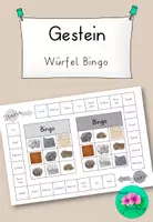 Vorschau - Bildkarten - Bingo Gestein- Gesteinskunde spielerisch lernen! - Deckblatt