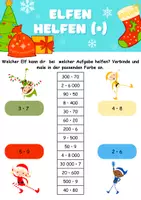 Vorschau - Arbeitsblätter - Weihnachten Mathematik Klasse 4 - Seite 1