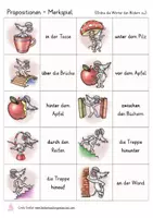 Aperçu - Jeux - Präpositionen Merkspiel Deutsch neu Allemand - Page 2