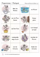Aperçu - Jeux - Präpositionen Merkspiel Deutsch neu Allemand - Page 3