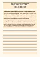 Vorschau - Arbeitsblätter - Abschreibtext Beleidigen im Unterricht inklusive Reflexion - Seite 1