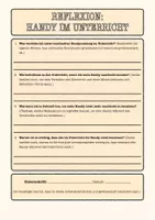 Vorschau - Arbeitsblätter - Abschreibtext Unerlaubte Handynutzung im Unterricht inklusive Reflexion - Seite 2