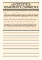 Vorschau - Arbeitsblätter - Abschreibtext Vergessene Hausaufgaben inklusive Reflexion - Seite 1