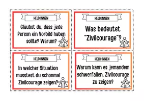 Vorschau - Arbeitsblätter - Heldinnen & Helden: Gesprächs- und Murmelkarten - Seite 3