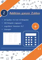 Vorschau - Arbeitsblätter - Addition ganzer Zahlen | Mathematik | 26 Spalten - Deckblatt