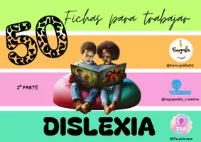 Vista previa - Refuerzo / NEE / Materiales de apoyo - CUADERNO DE DISLEXIA 2 - Portada