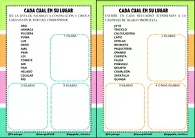 Vista previa - Refuerzo / NEE / Materiales de apoyo - CUADERNO DE DISLEXIA 2 - página 2