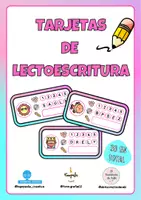 Vista previa - Refuerzo / NEE / Materiales de apoyo - TARJETAS DE LECTOESCRITURA - Portada